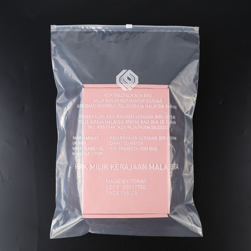 Clear Plastic Zipper Bag Clothes Pack Zipper Bags
