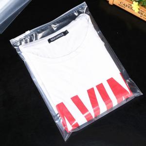 Personalised PE Clothes Zip Transparent Lock Poly Bags Zipper Clear Plastic Packaging Bag for Clothing - 副本