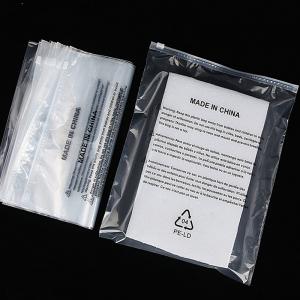 Custom Logo Zip Plastic Bags Clear Transparent Frosted Zipper Poly Bag With Zipper Lock for Clothing