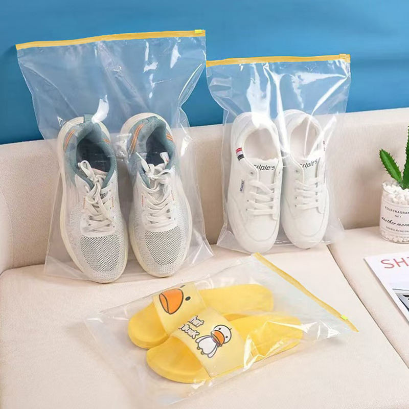 Plastic Bag Custom Logo Clear Transparent Zipper Poly Bags Clear Plastic Bag