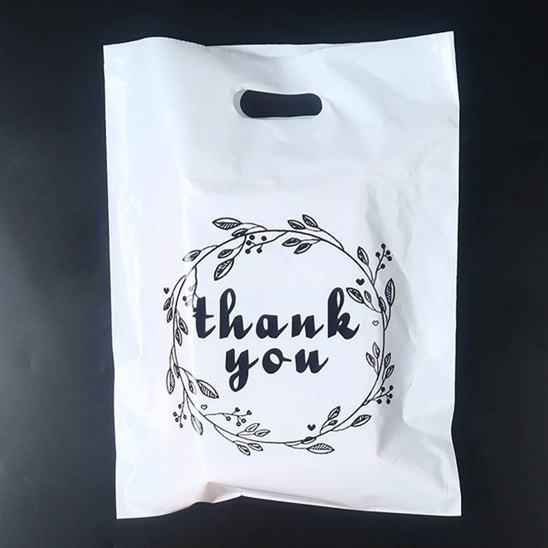 Plastic Thank You Bags Custom Printed Thank You Bags for Packaging