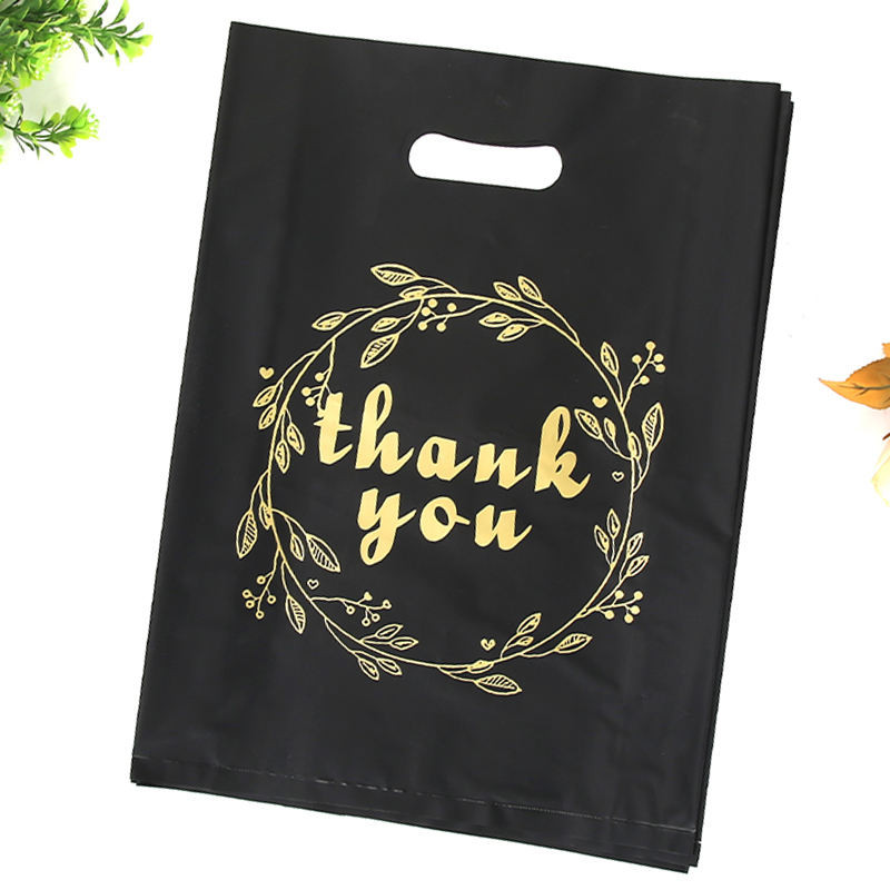 Plastic Thank You Bags Custom Printed Thank You Bags for Packaging