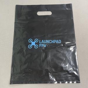 Die Cut Handle Shopping Bags HDPE Polythene Merchandise Boutique Retail Clothing for Packing