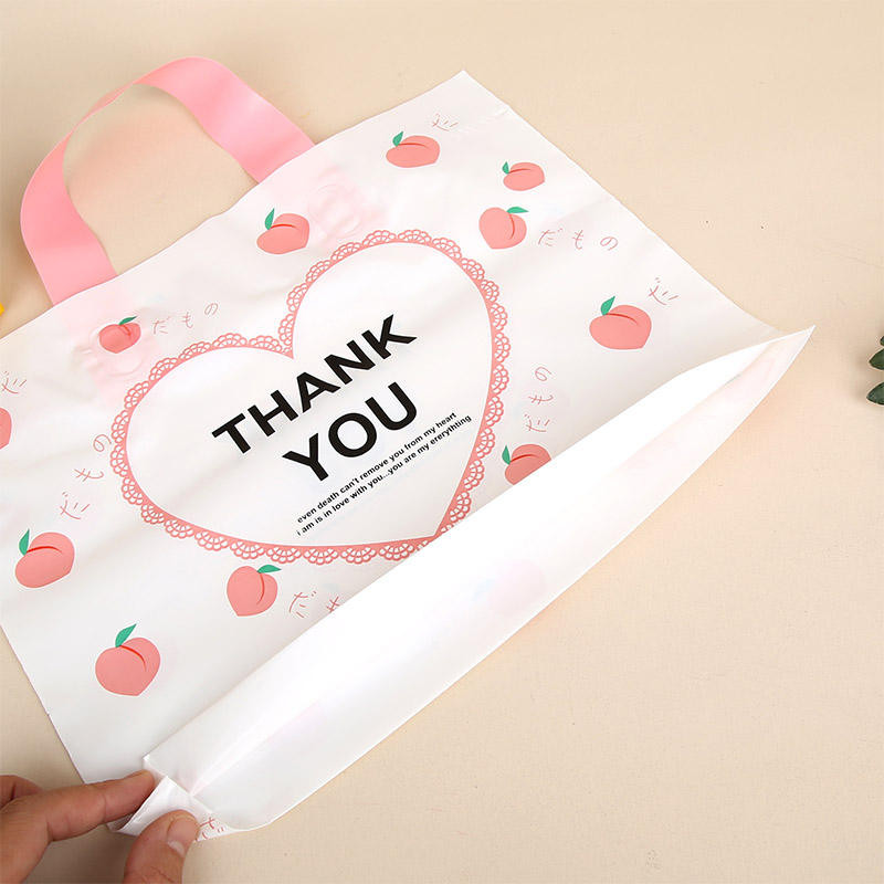 Hdpe Plastic Shopping Bag Women Clothes Packaging Poly Bags 
