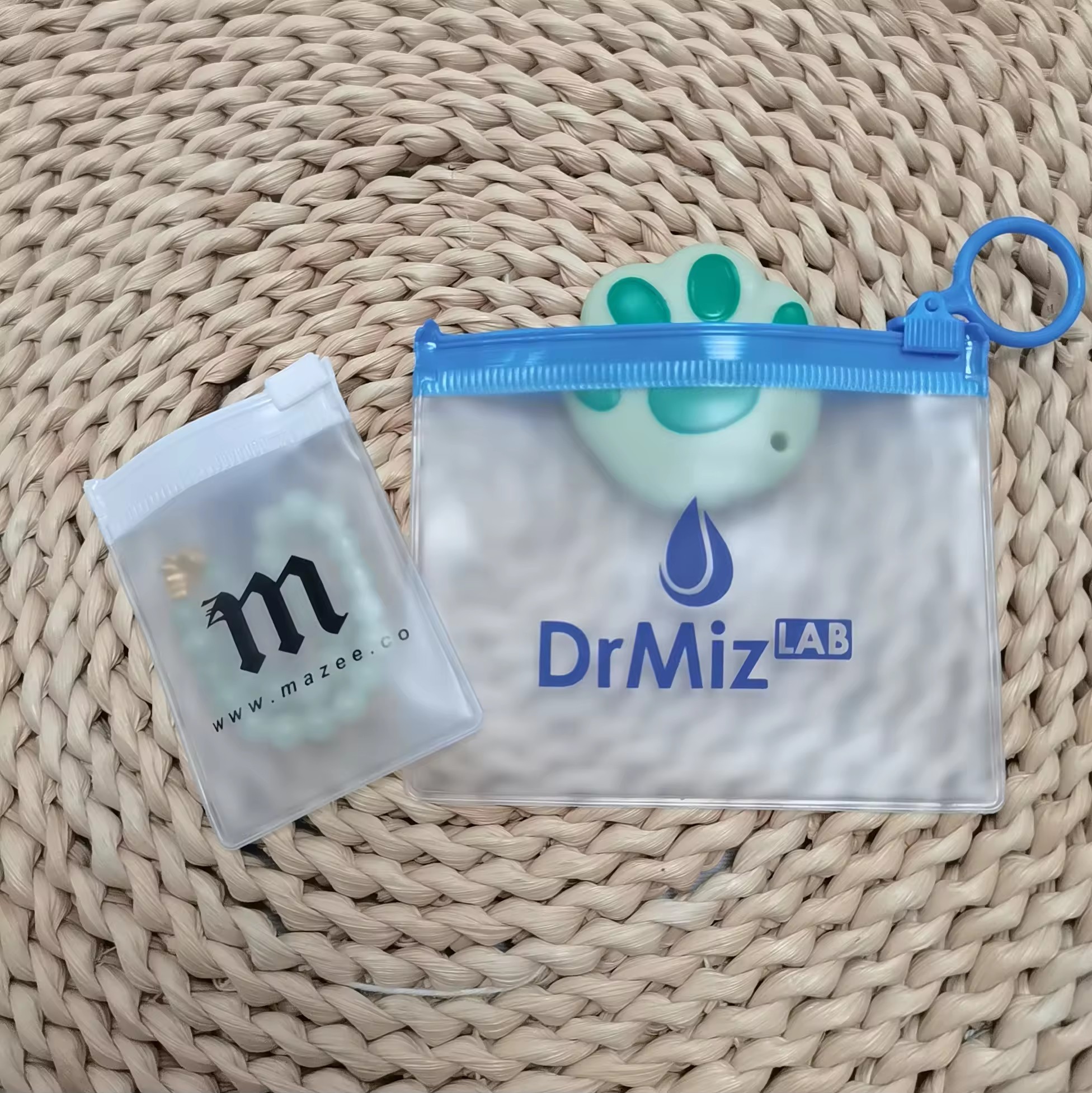 Custom Jewelry PVC Zipper Bag Custom cosmetic frosted zip lock bag for packaging gift zipper bag