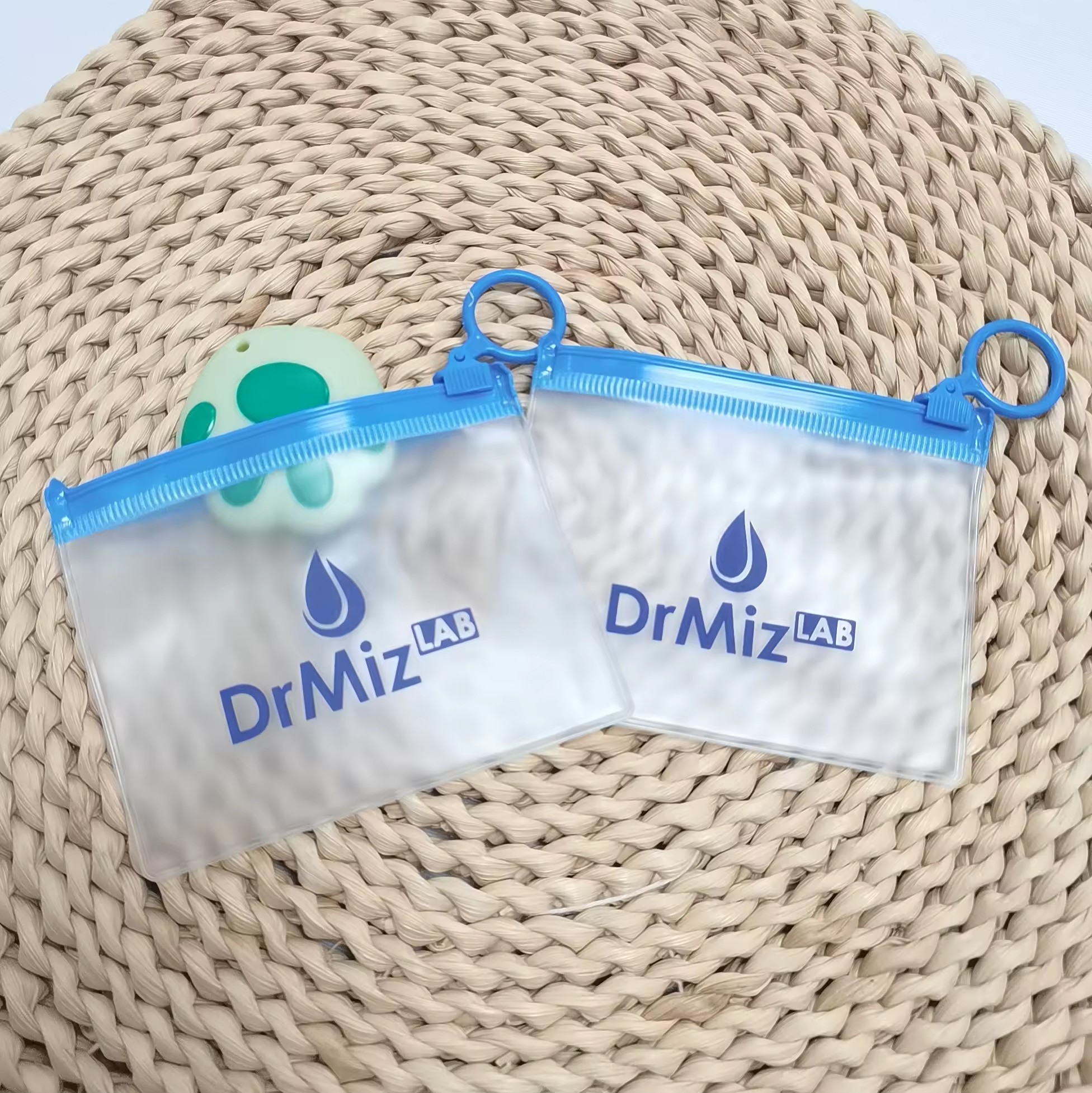Custom Jewelry PVC Zipper Bag Custom cosmetic frosted zip lock bag for packaging gift zipper bag