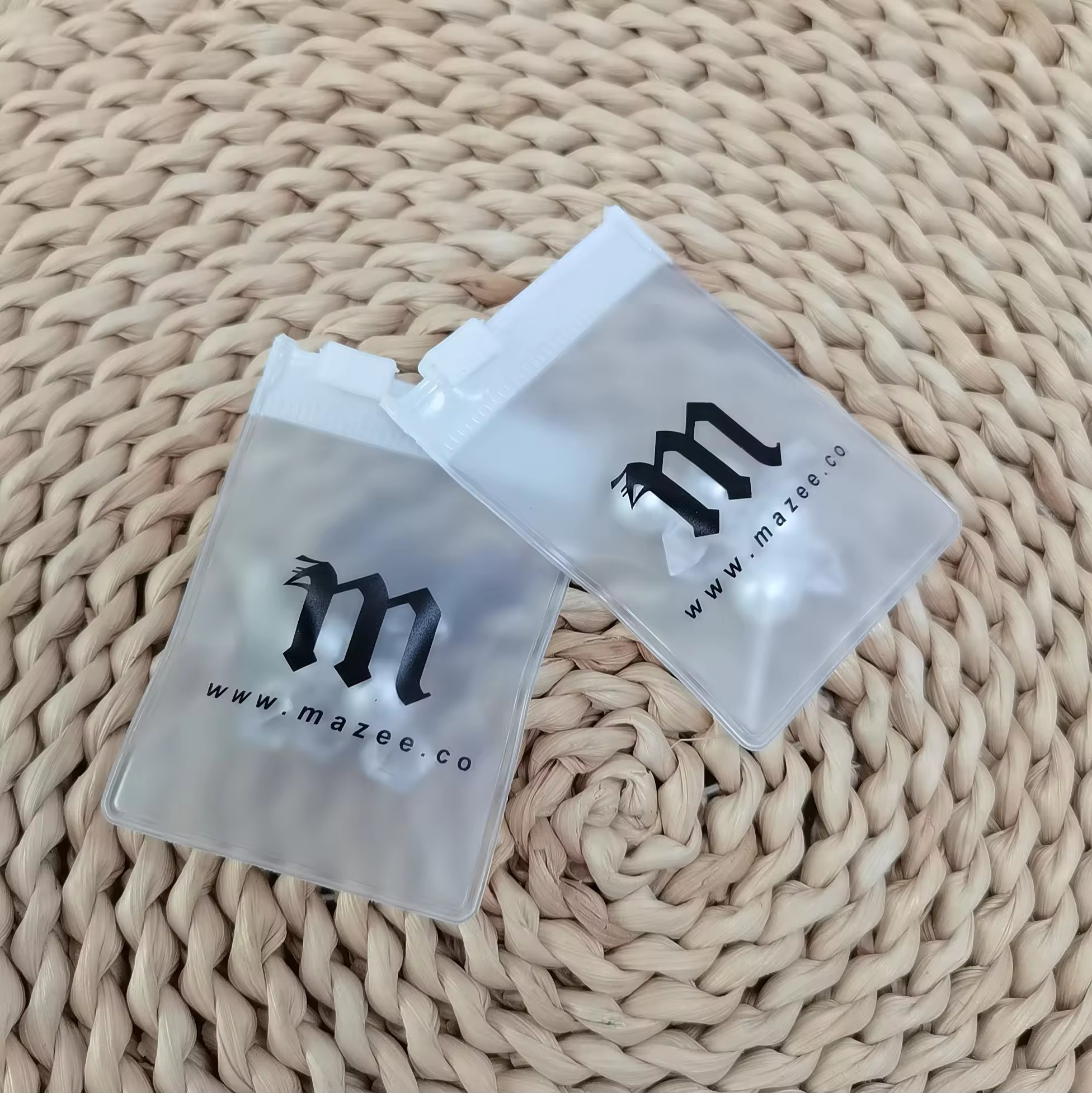 PVC Plastic Cosmetic Toiletry Makeup frosted zip lock Bag Pouch With Zipper Closure jewelry PVC zipper bag