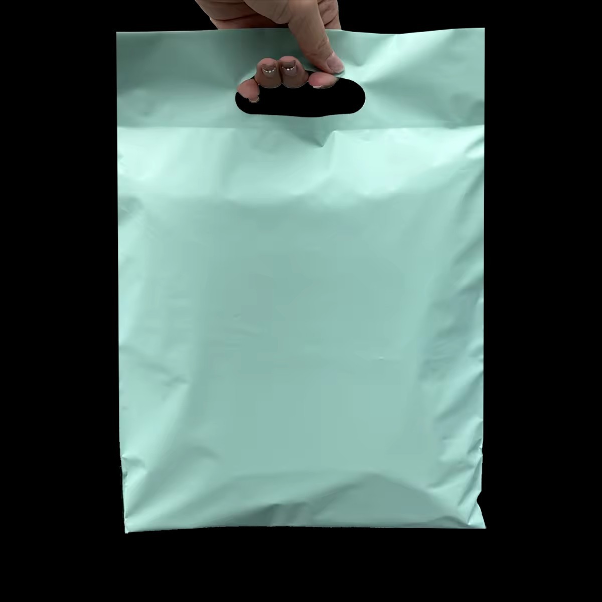 16*20 Inch Biodegradable Christmas Gift Mailers Handle Packaging Bags Printed For Mailing Bag With Logo