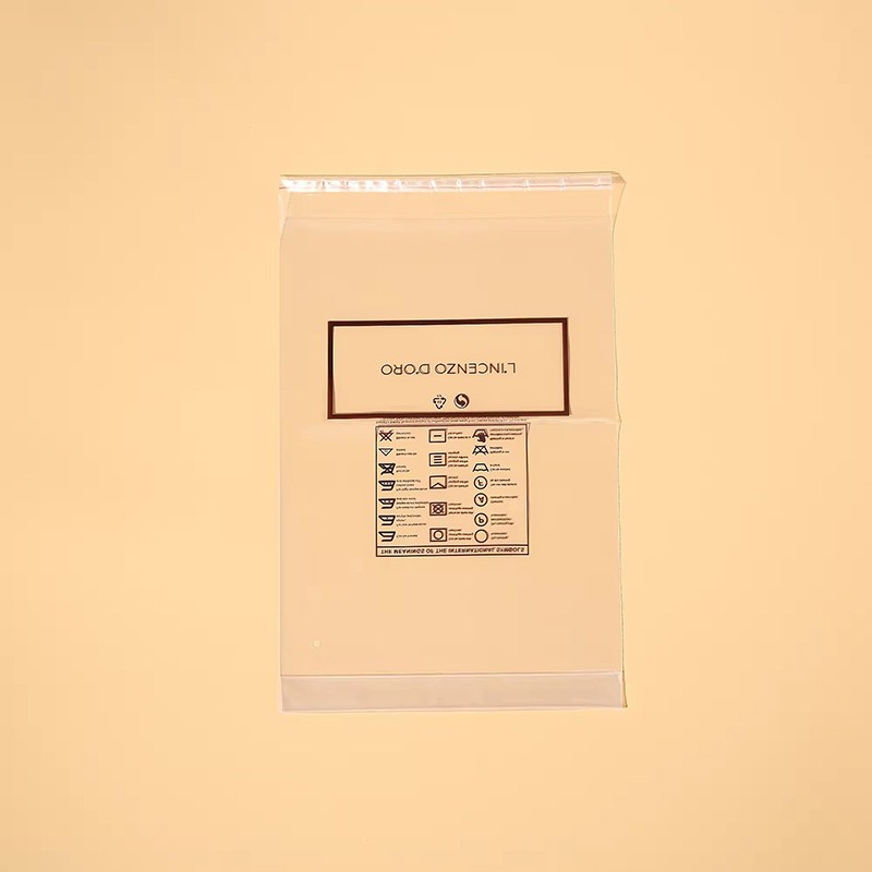 zipper resealable garment packaging plastic ziplock bag for clothes shirt swimwear PVC packaging zip lock bags