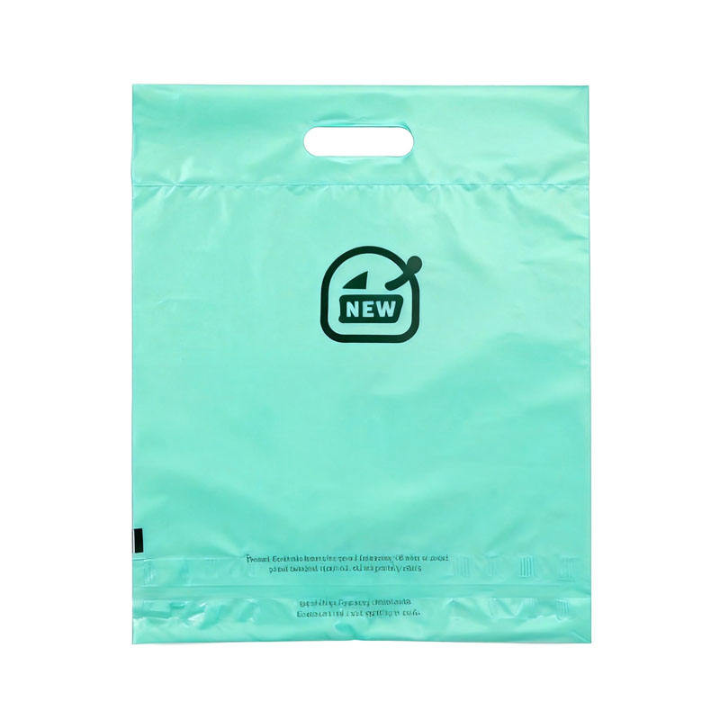 Custom Green Polymailer Courier Bag with logo Postage Envelopes Shipping Plastic Mailing Bag for Clothing Packing