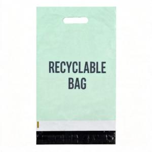 Green Poly Mailers Eco-Friendly Biodegradable Plastic Shipping With Handle Mailing Bags