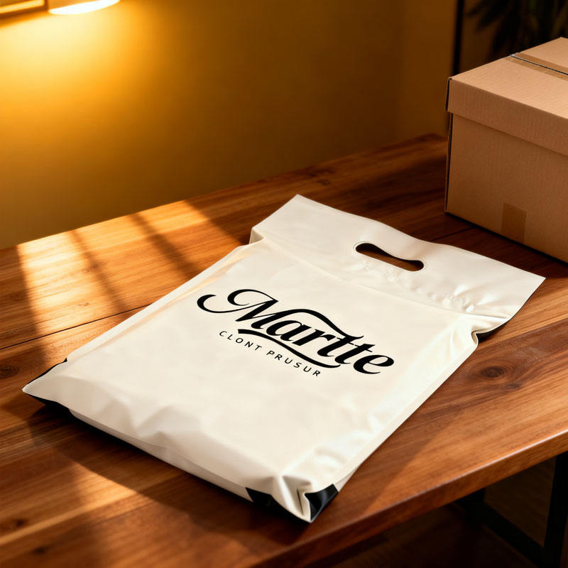 Poly Mailer Bags Shipping Bag for Garment Package With Handle for Clothing Biodegradable Mailing Bags