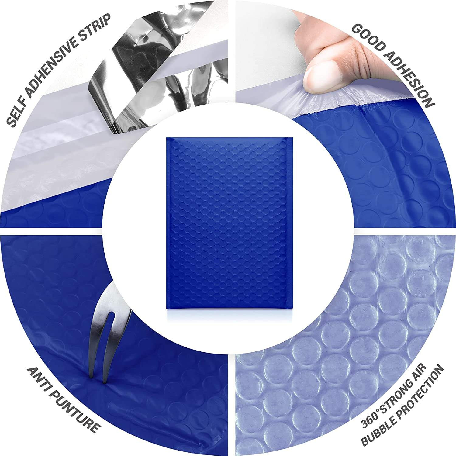 Biodegradable Poly Bubble Mailer Envelope for Earrings with Waterproof & Shock Resistance Features - 副本