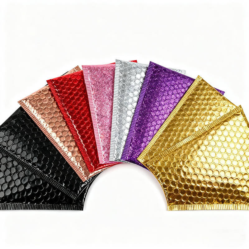 Custom Poly Bubble Packaging Bags-Durable Waterproof Tear Resistant with Offset Printing for Mailing