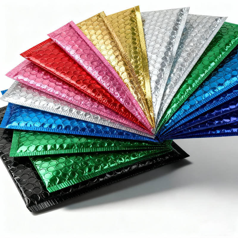 Custom Poly Bubble Packaging Bags-Durable Waterproof Tear Resistant with Offset Printing for Mailing