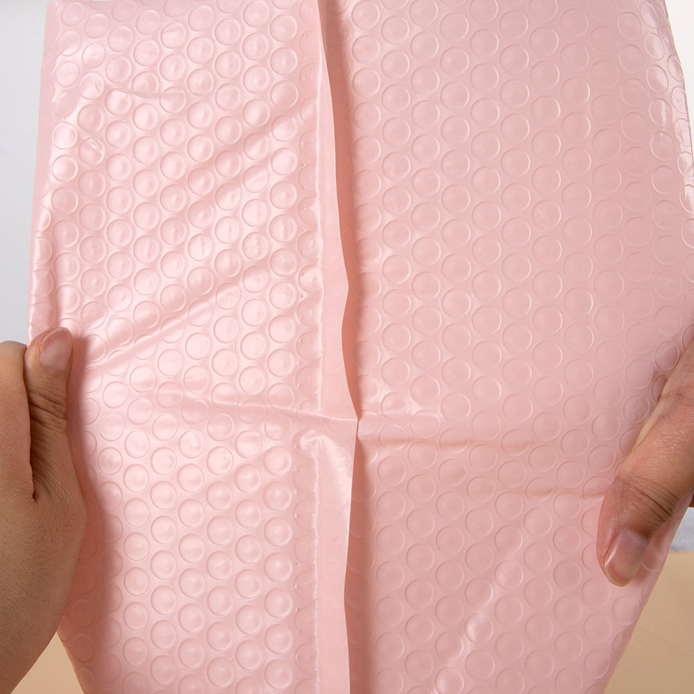 Custom Plastic Mailing Pouch Dustproof Polyethylene Bubble Mailer