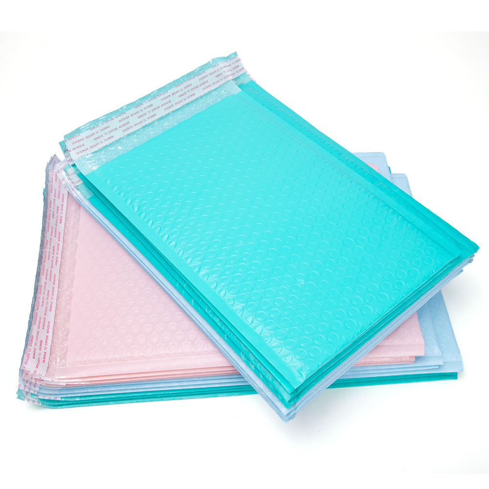 Custom Plastic Mailing Pouch Dustproof Polyethylene Bubble Mailer