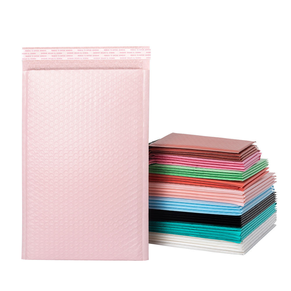 Custom Plastic Mailing Pouch Dustproof Polyethylene Bubble Mailer