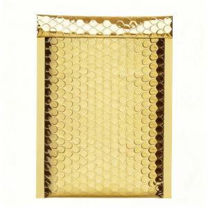 Holographic Poly Bubble Mailer Custom Plastic Envelope Padded Postal Courier Ship Gold Poly Bubble Mailer