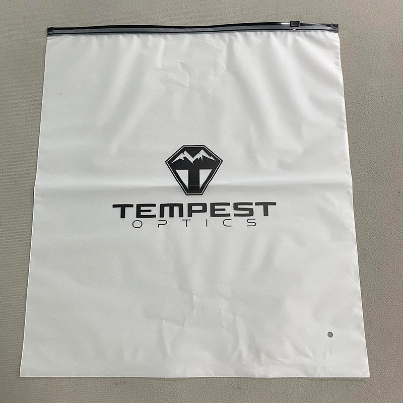 Frosted Plastic Bag Clothes Zip Lock Self Sealing Bag Clothing Packaging Frosted Zipper Bags