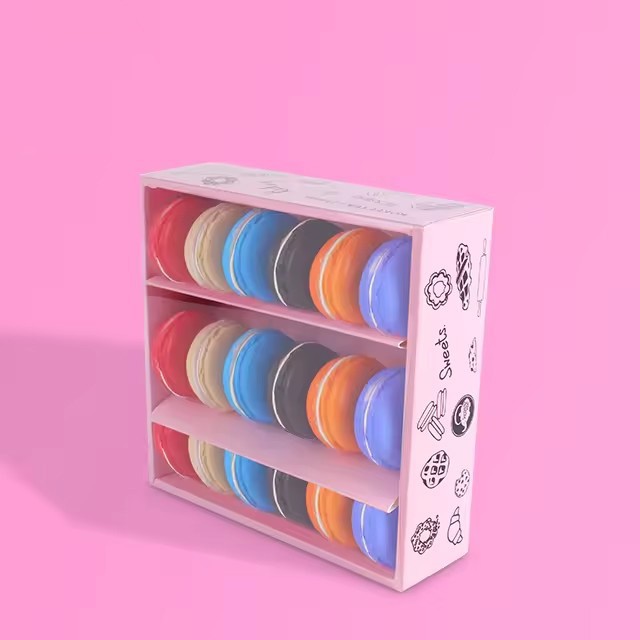 Food grade eco-friendly wholesale moussee cake bread sanitary takeaway paper packaging box