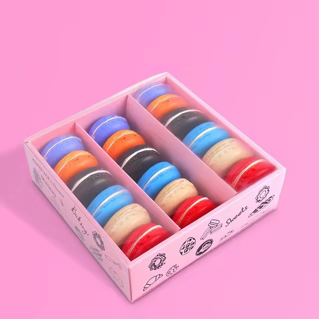 Food grade eco-friendly wholesale moussee cake bread sanitary takeaway paper packaging box
