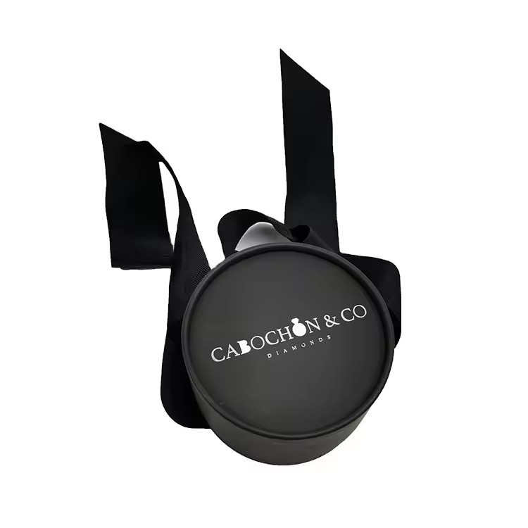 luxury gift jewel round cardboard packaging box