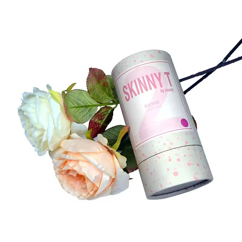 Multi-color Flower Tea Packing Paper Box with Window Art Paper