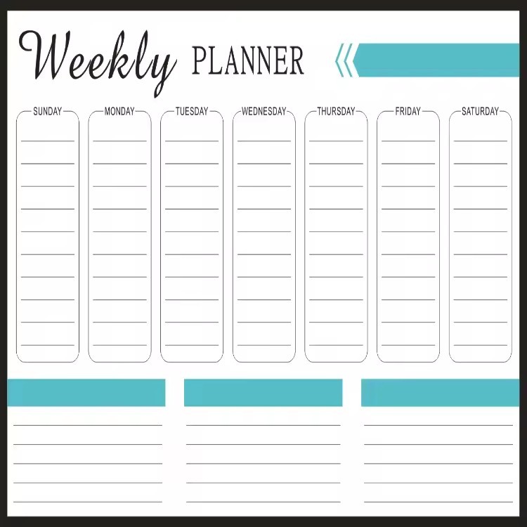 Do List Schedule Planner Magnetic Calendar For Fridge