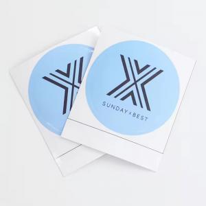 gift box wrapping paper stickers with logo sticker printing mobile phone led flash sticker