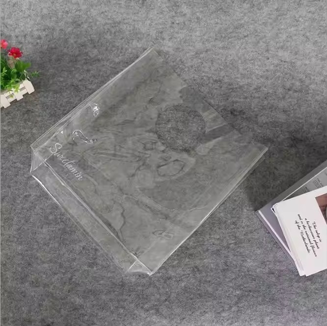 Fashion Lady Tote Bag Transparent PVC Handbags