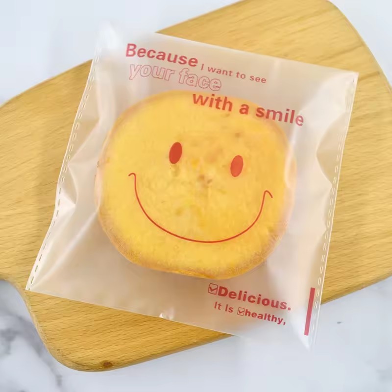 Transparent plastic plastic plastic packaging bags for packaging cakes, candy