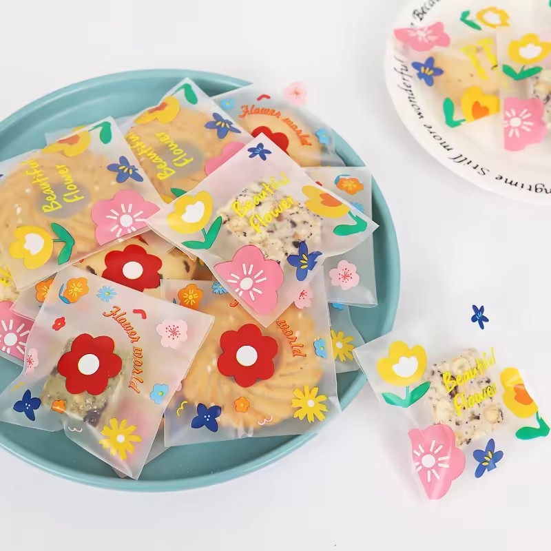 Transparent plastic plastic plastic packaging bags for packaging cakes, candy