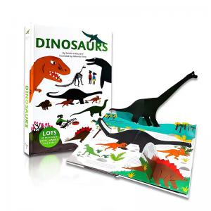 Lift The Flap Board Book Safe Recyclable Paper Printing Pop-Up Hardcover Book
