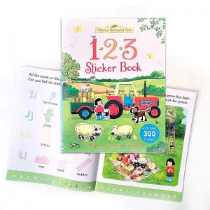 Jelly Stickers Book Kids Reusable Stickers Book for Toddler Learning Animal 3d Sticker Print - 副本