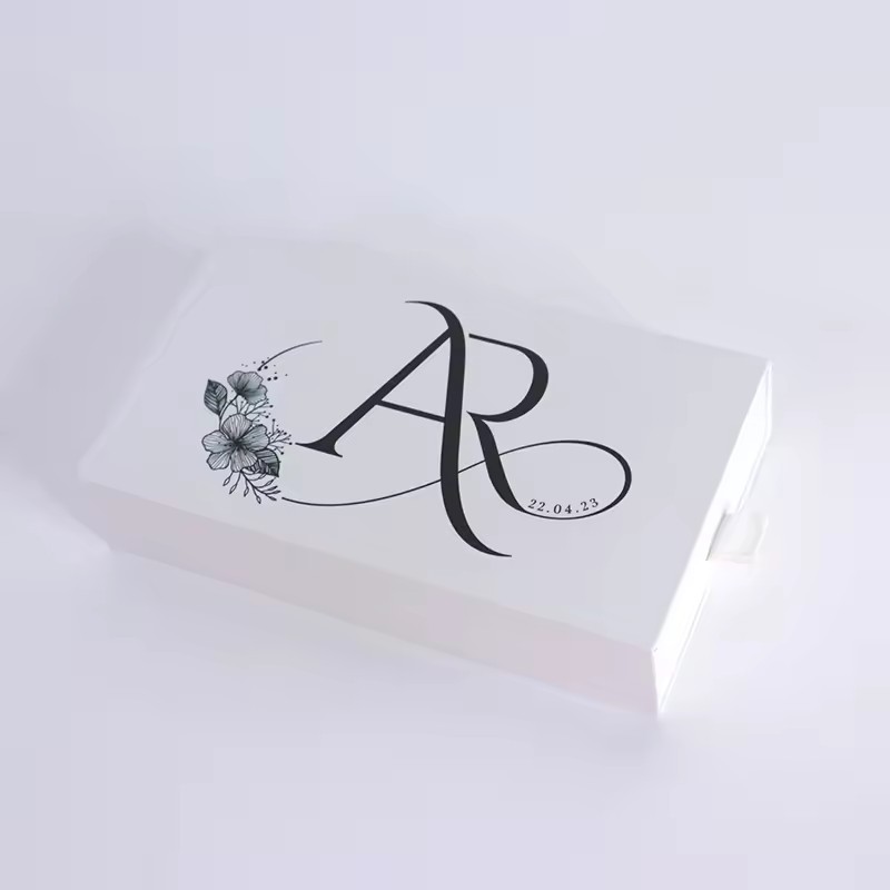 Colored Printed Cardboard Paper Drawer Box Gift Packaging Rigid Box Shipping Gift Box