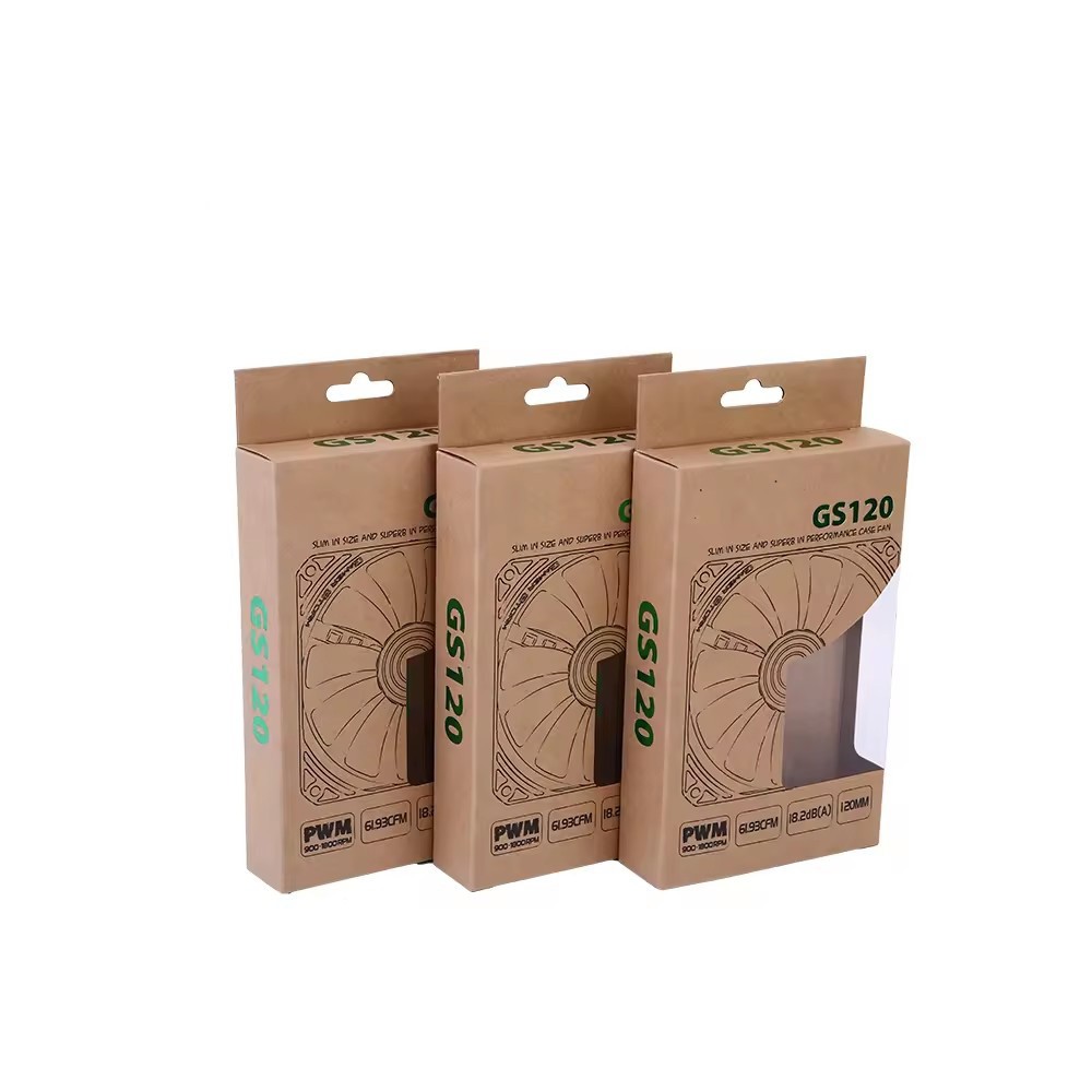 clear window hanging tab for electronic product paper phone case boxes gift