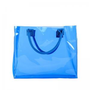 PVC laser shooter carrying bag customized high-end transparent gift bag